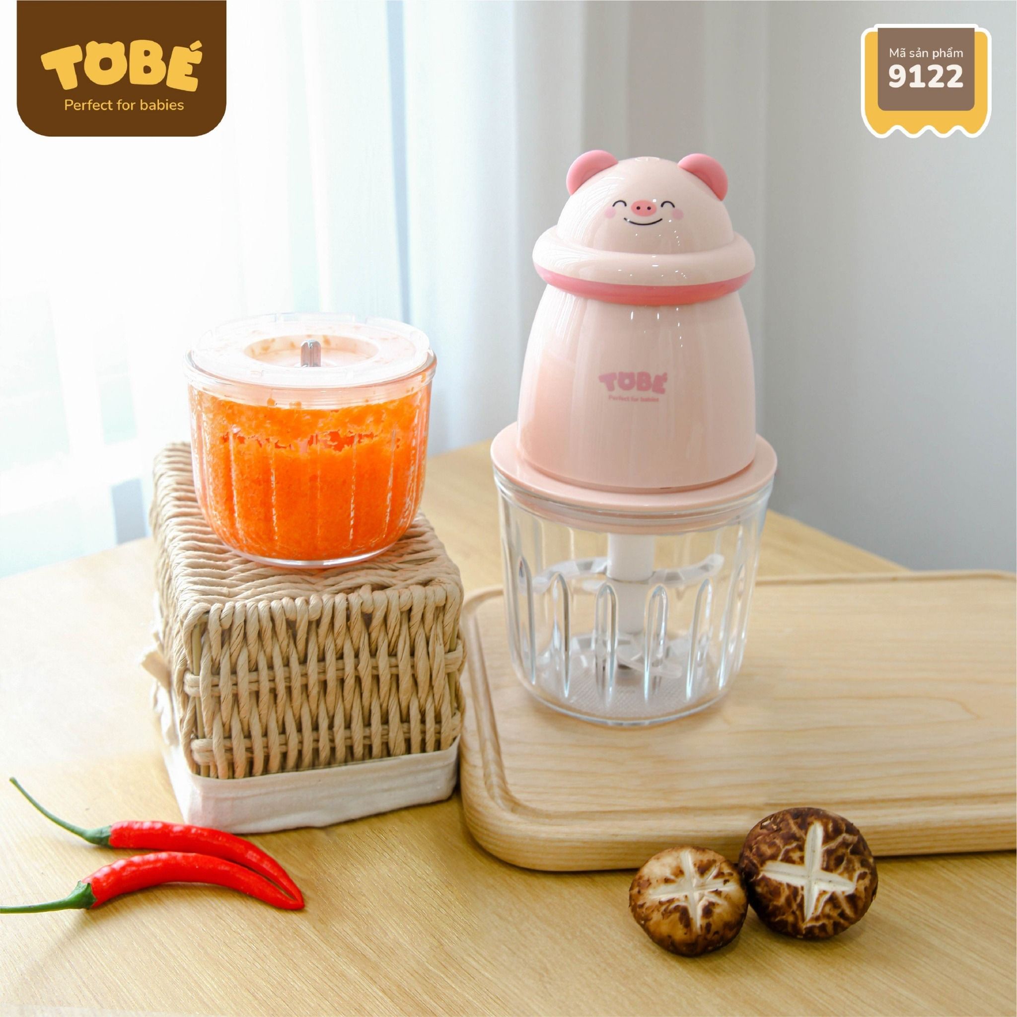  Máy Xay Đa Năng Beanie Plus Tobe  - 9122 ( Set 2 cối xay ) 