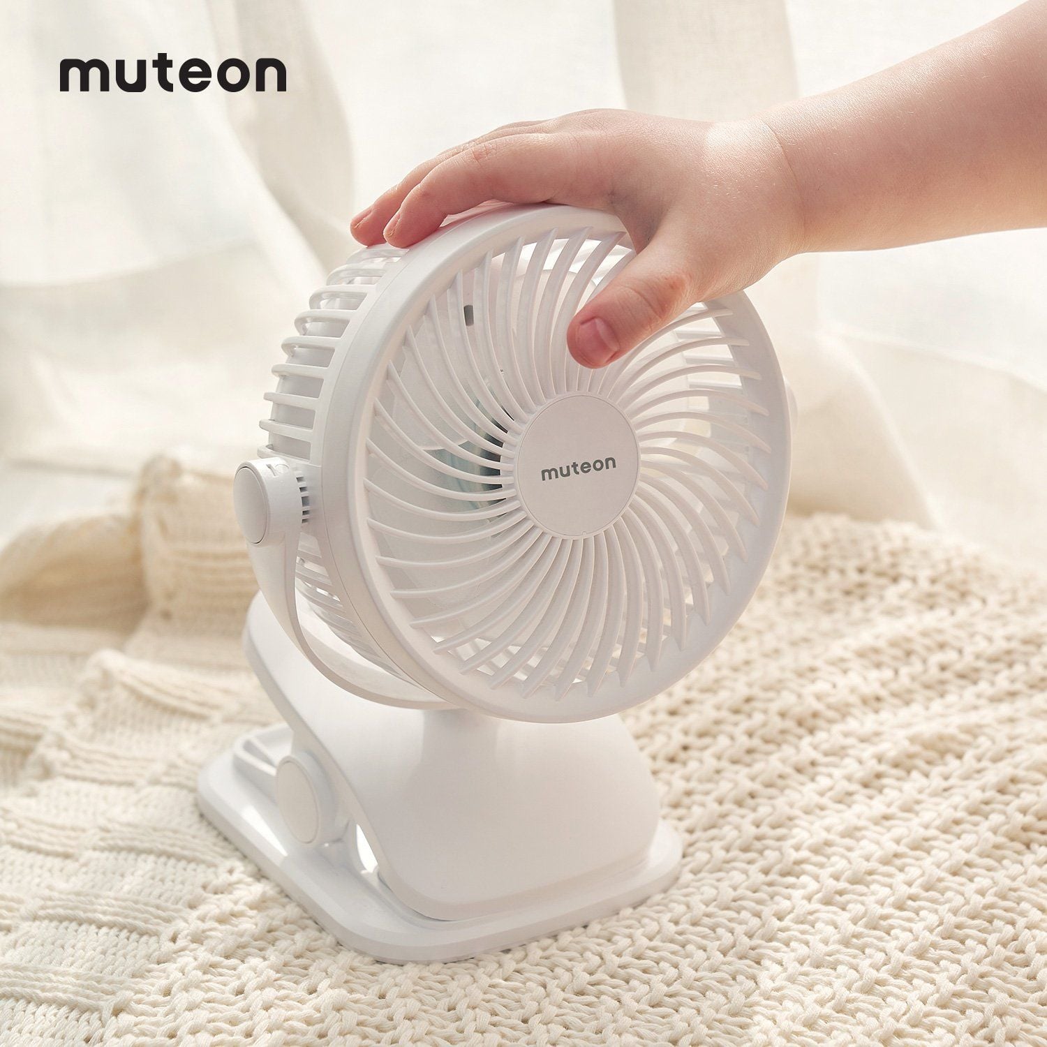  Quạt Kẹp Tích Điện Dono&Dono Phiên Bản Nâng Cấp Muteon 