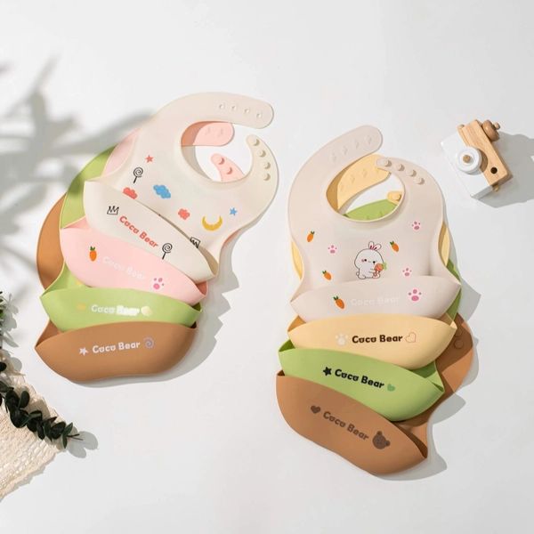  Yếm Ăn Dặm Silicon Cocobear 