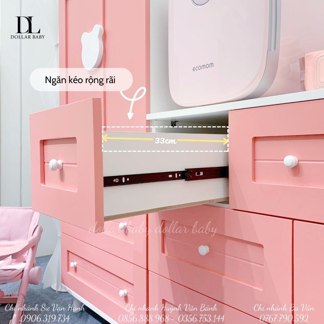  Bộ Tủ Gỗ Hồng Gấu Trắng 