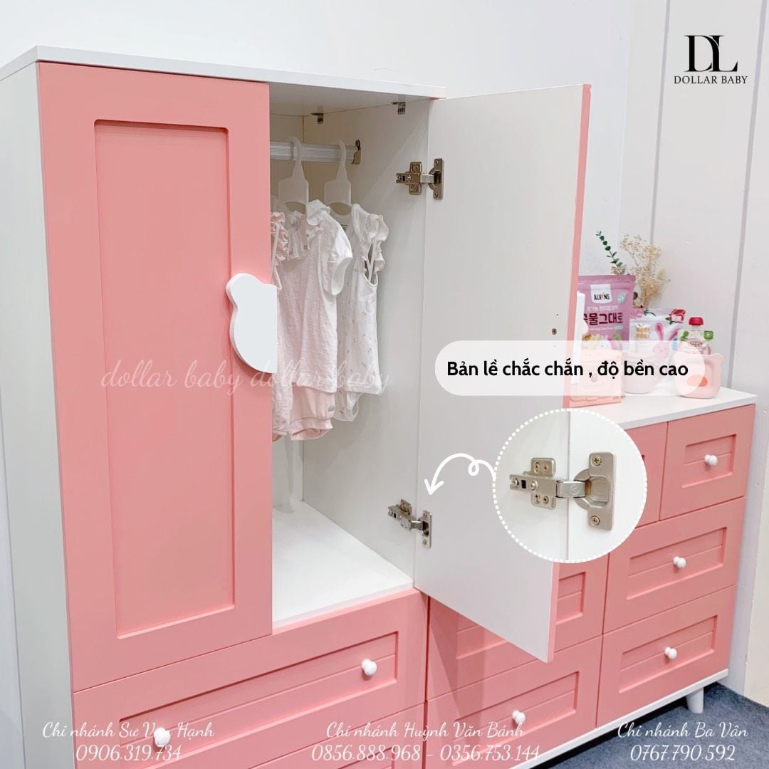  Bộ Tủ Gỗ Hồng Gấu Trắng 