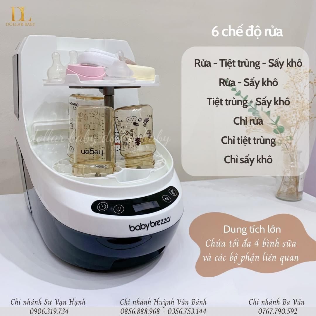  Máy rửa bình sữa Baby Brezza Bottle Washer Pro 
