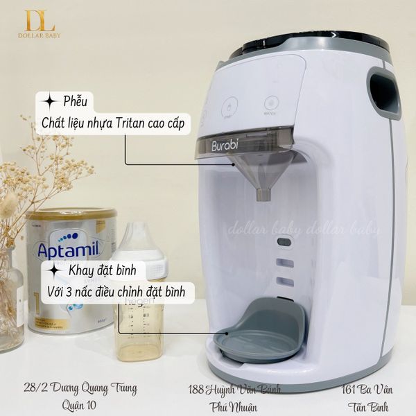  MÁY PHA SỮA BURABI O5 (phiên bản không kết nối Wifi) 