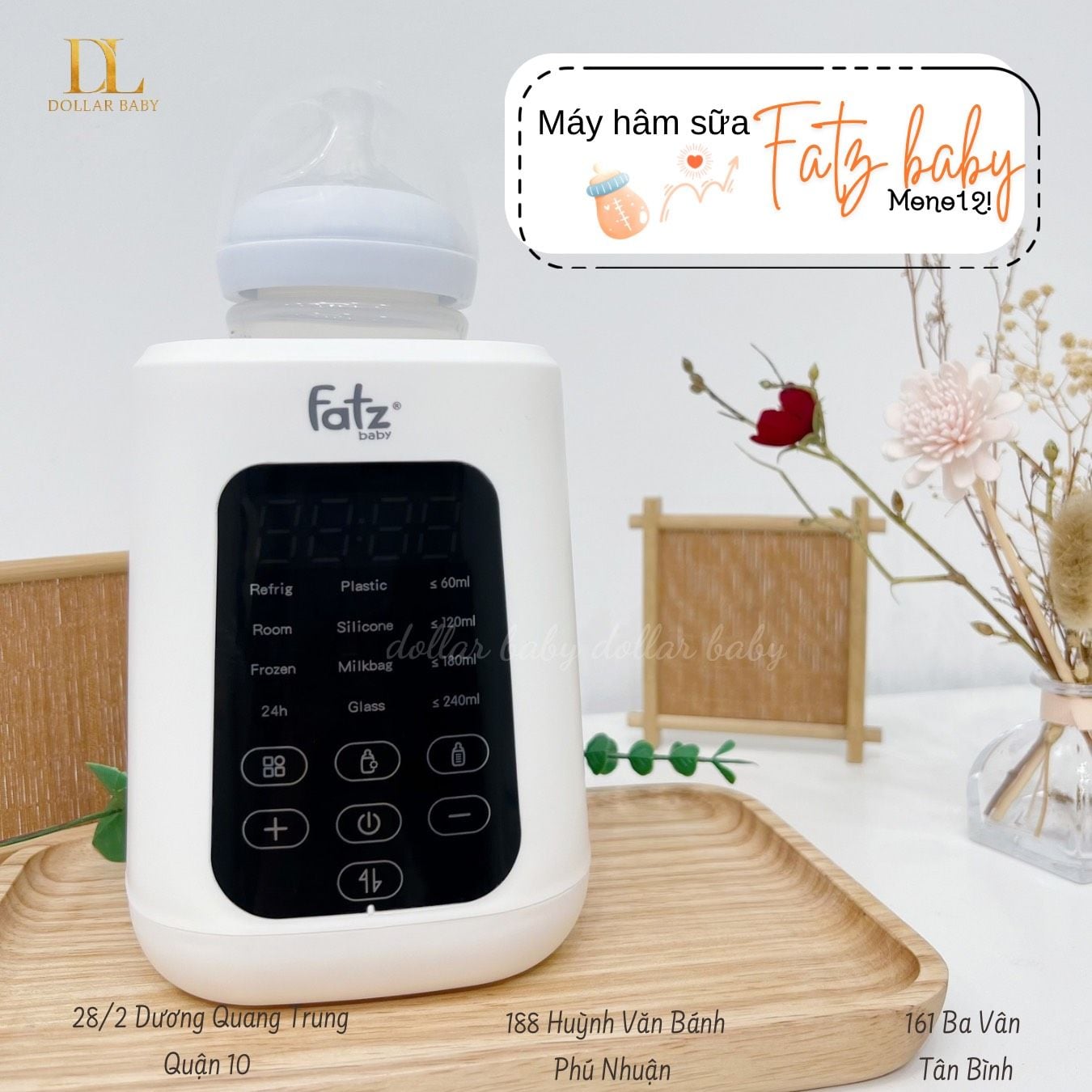  FATZ BABY - Máy Hâm Sữa Siêu Tốc - Mono 12 