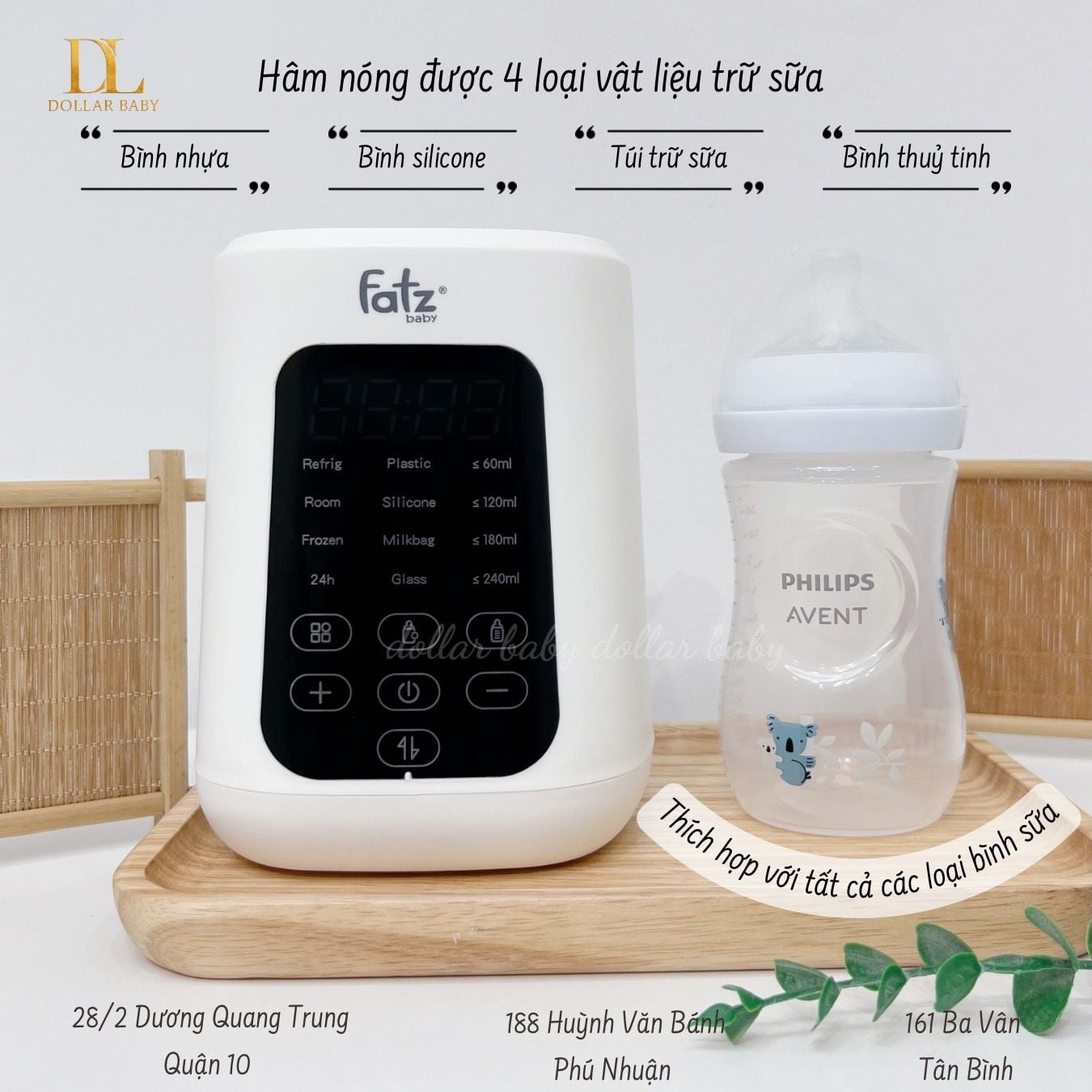  FATZ BABY - Máy Hâm Sữa Siêu Tốc - Mono 12 