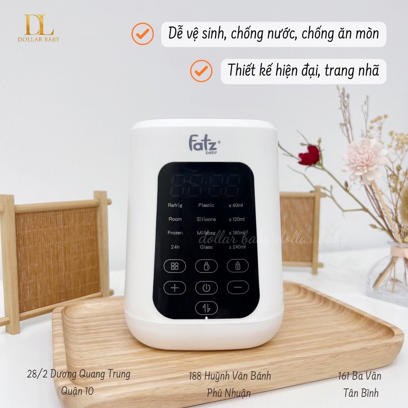  FATZ BABY - Máy Hâm Sữa Siêu Tốc - Mono 12 