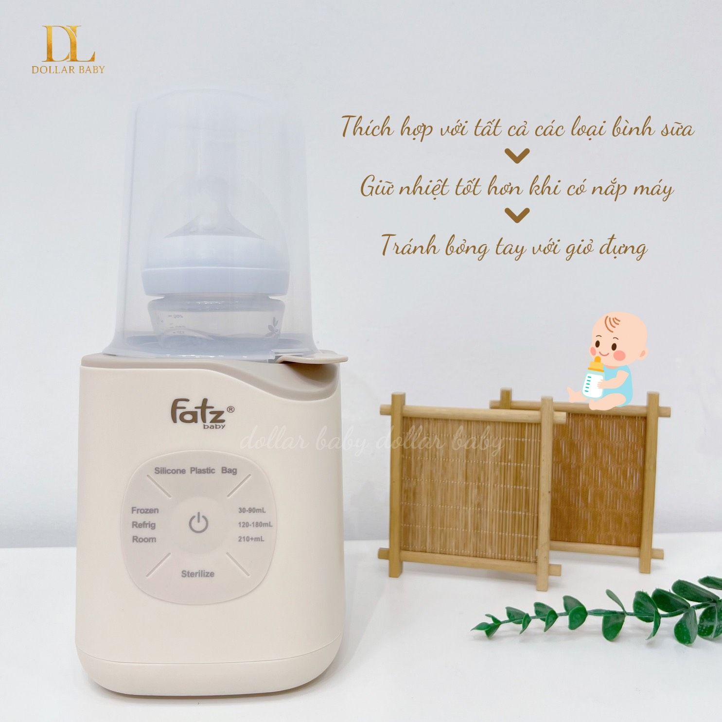  FATZ BABY - Máy Hâm Sữa & Tiệt Trùng Điện Tử - MONO 11 