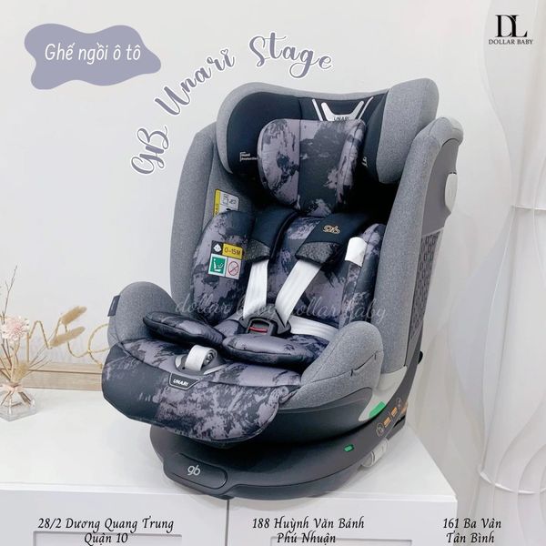  Ghế Ngồi Ô Tô GB Unari Stage 0+1/2/3 (từ 0-12 tuổi) 