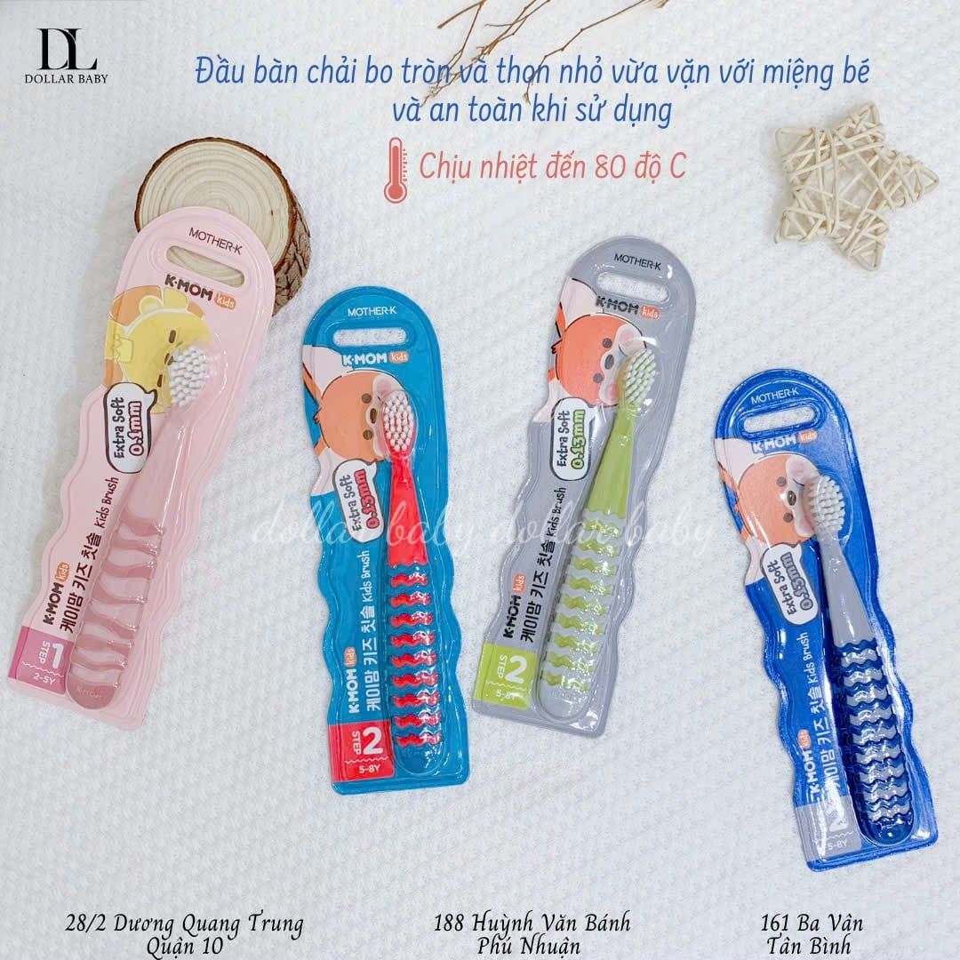  Bàn Chải Đánh Răng Cho Bé K-Mom ( 2 - 5 Tuổi ) 