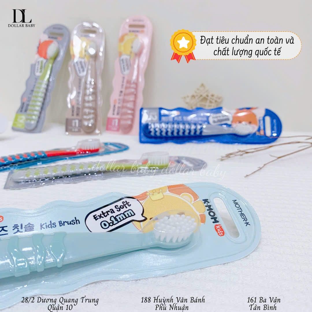  Bàn Chải Đánh Răng Cho Bé K-Mom ( 2 - 5 Tuổi ) 