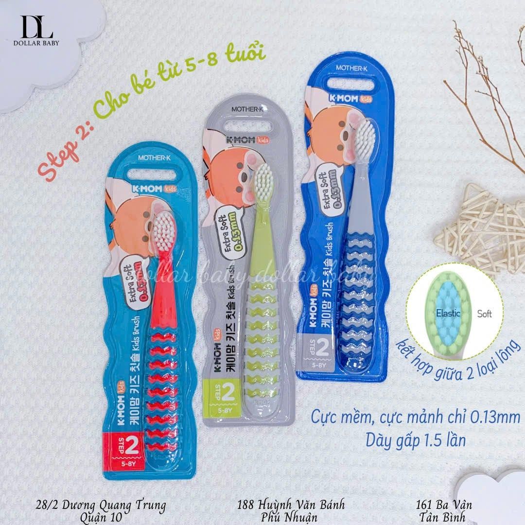  Bàn Chải Đánh Răng Cho Bé K-Mom ( 2 - 5 Tuổi ) 