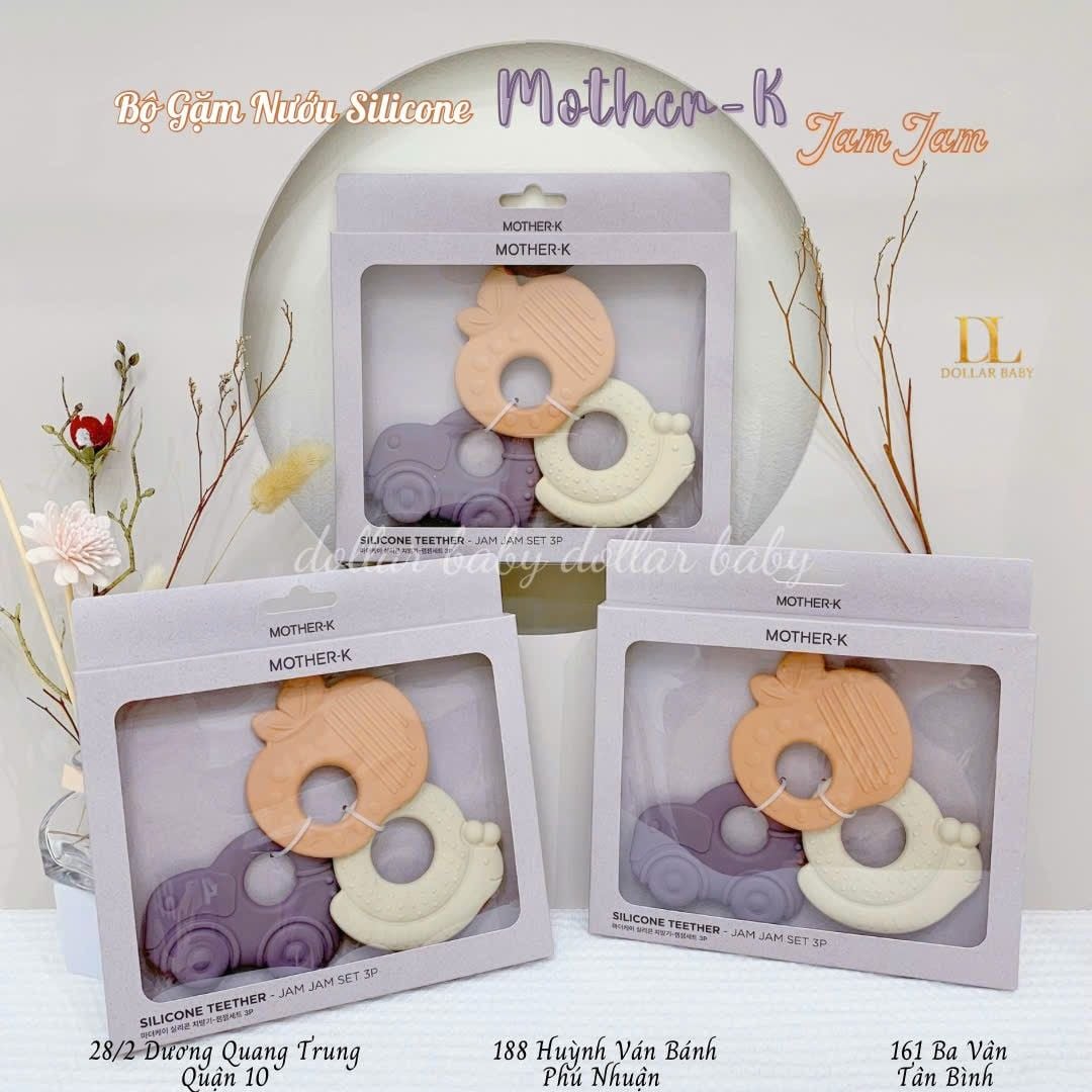  Bộ Gặm Nướu Silicone Mother K Jam Jam 