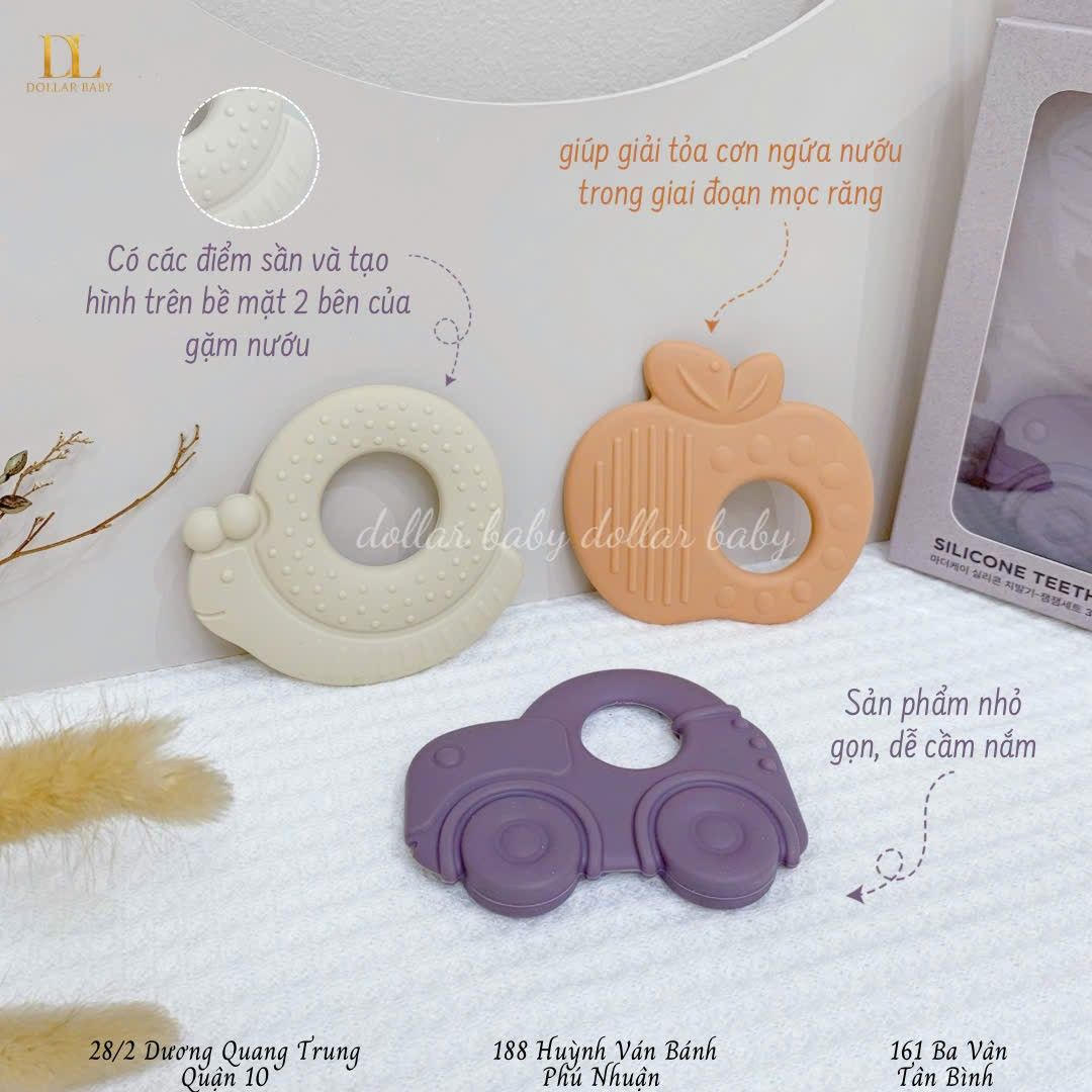  Bộ Gặm Nướu Silicone Mother K Jam Jam 