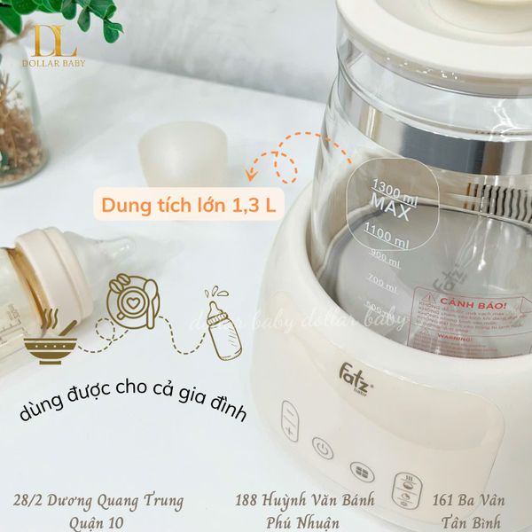  FATZ BABY - Bình Đun Và Hâm Nước Điều Khiển Từ Xa - Quick 16 Plus 