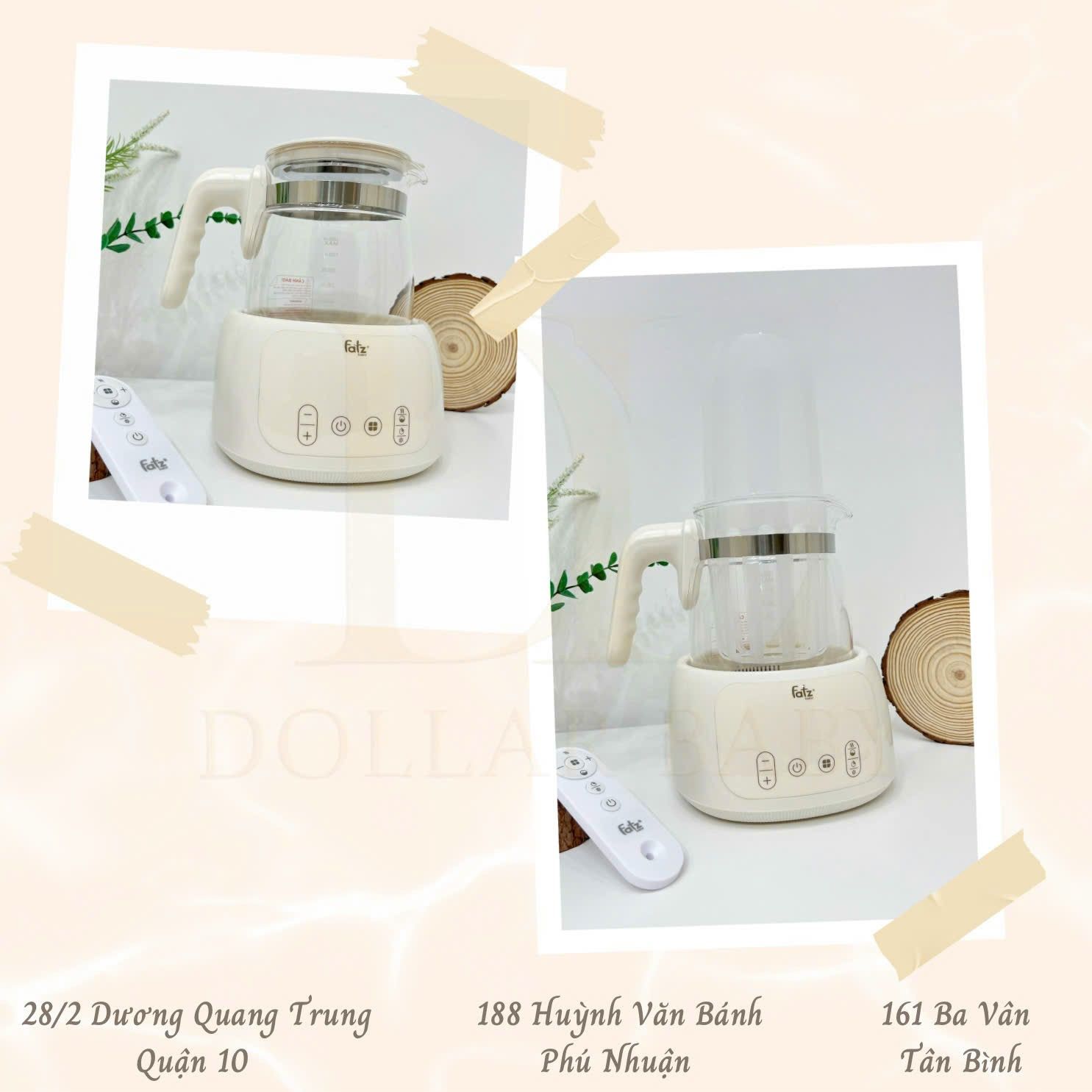  FATZ BABY - Bình Đun Và Hâm Nước Điều Khiển Từ Xa - Quick 16 Plus 