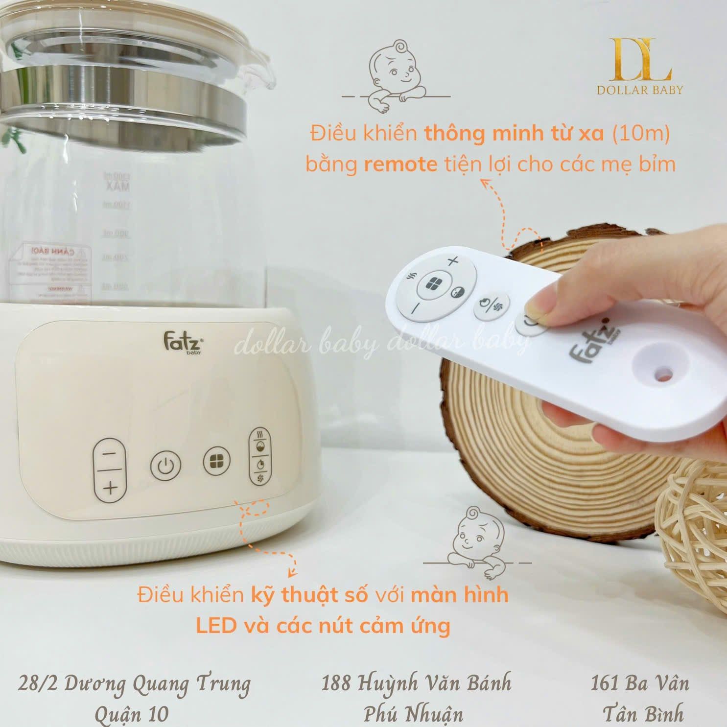  FATZ BABY - Bình Đun Và Hâm Nước Điều Khiển Từ Xa - Quick 16 Plus 