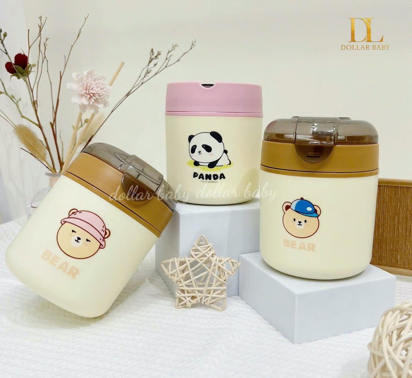  Bình ủ cháo  Bear Soup Cup (Kèm thìa) 