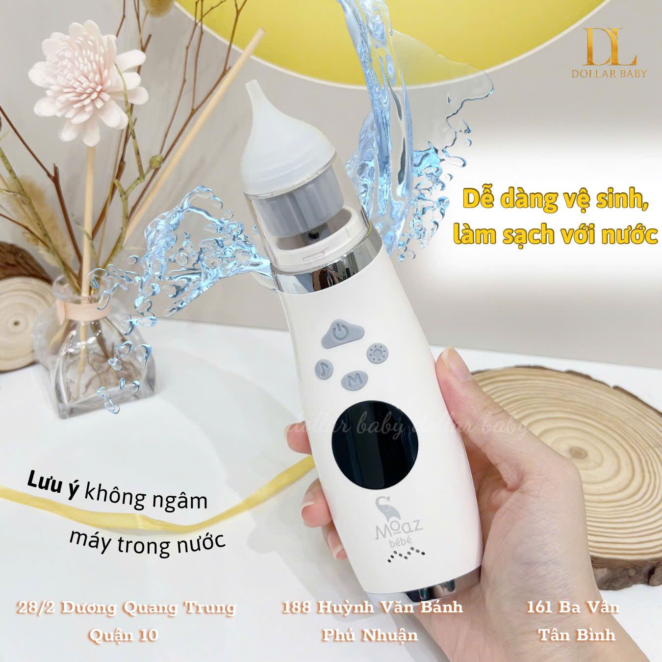  MOAZ BÉBÉ - Máy hút mũi không dây - MB095 