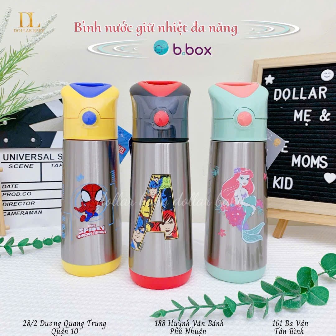  B.Box - Bình Nước Giữ Nhiệt Đa Năng Cho Bé 500ml 