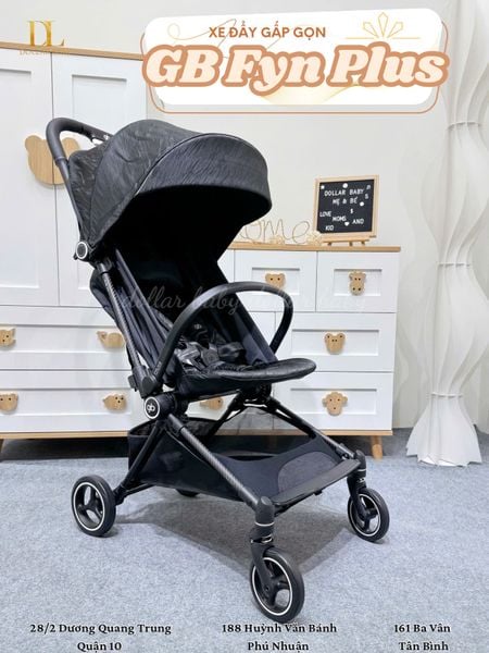  Xe Đẩy Gấp Gọn Siêu Nhẹ GB Fyn Plus Khung Carbon Siêu Nhẹ 