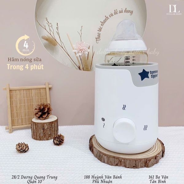  Máy Hâm Sữa Và Thức Ăn Cho Bé Tommee Tippee - Easi Warm 
