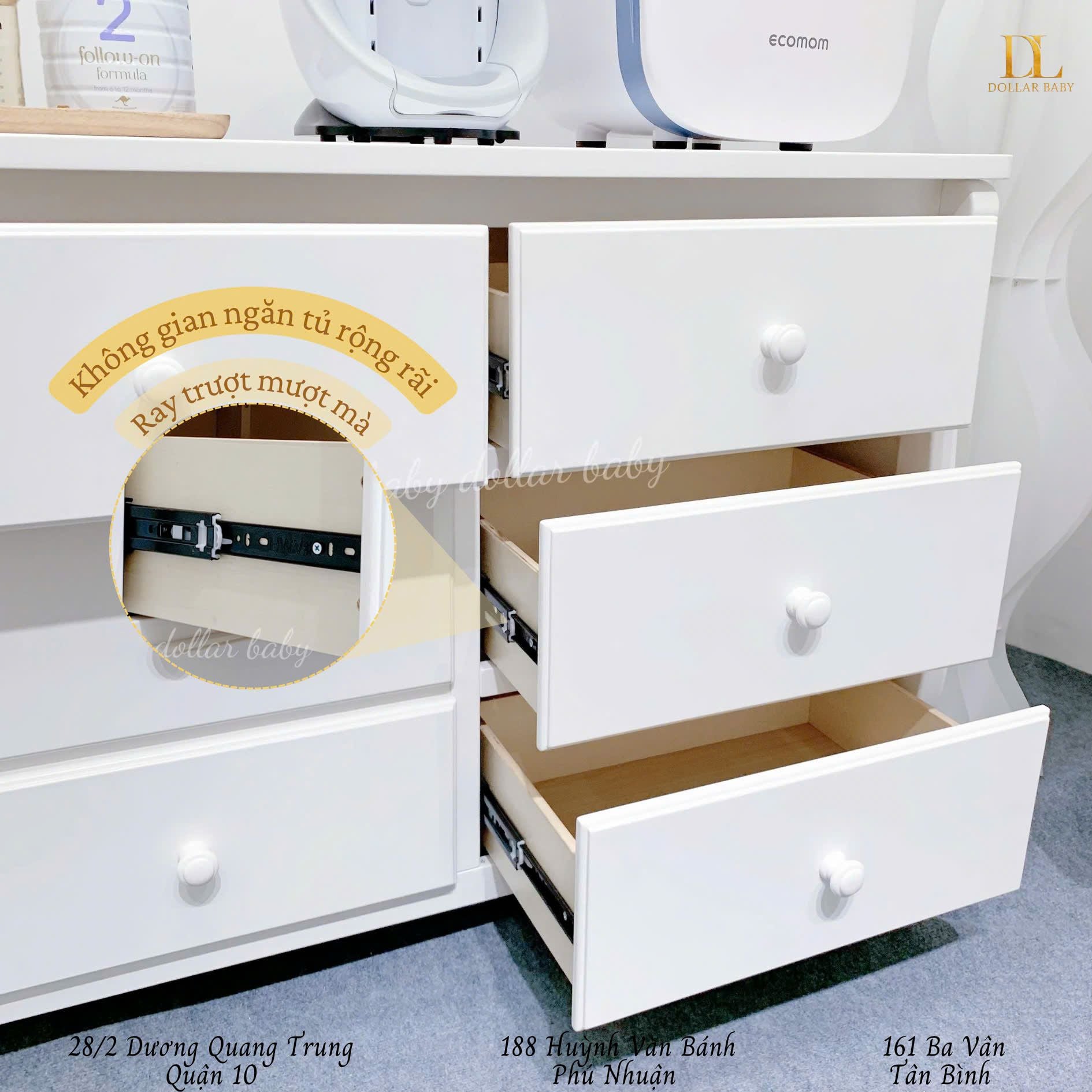  Tủ Gỗ Đựng Quần Áo Cho Bé Delta Universal 