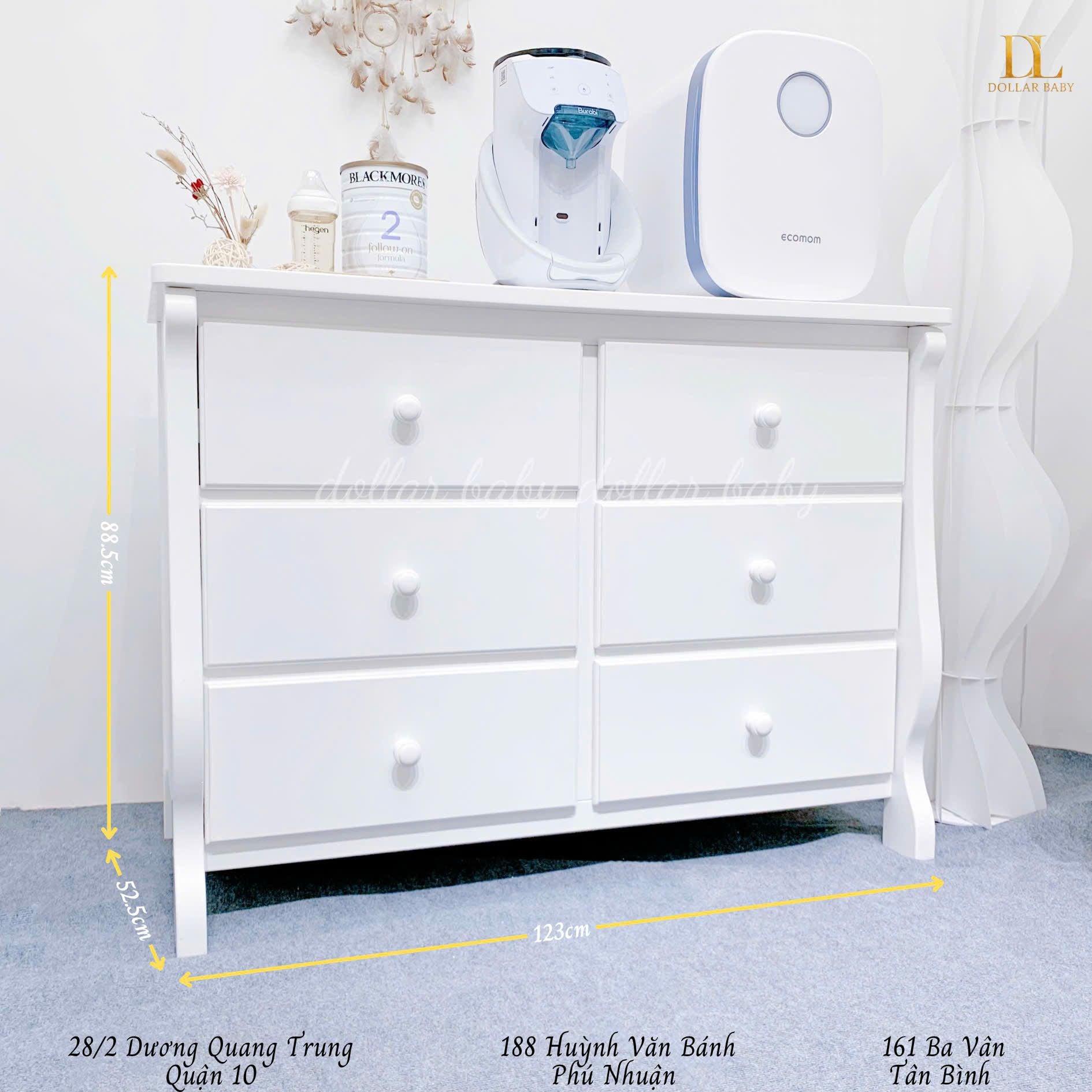  Tủ Gỗ Đựng Quần Áo Cho Bé Delta Universal 