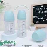  Bình Sữa Moyuum - Thuỷ Tinh Bọc Silicon 
