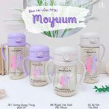  Bình tập uống Moyuum PPSU  -  Kèm Dây hút/dây trọng lực/tay cầm 