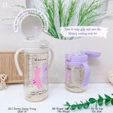  Bình tập uống Moyuum PPSU  -  Kèm Dây hút/dây trọng lực/tay cầm 