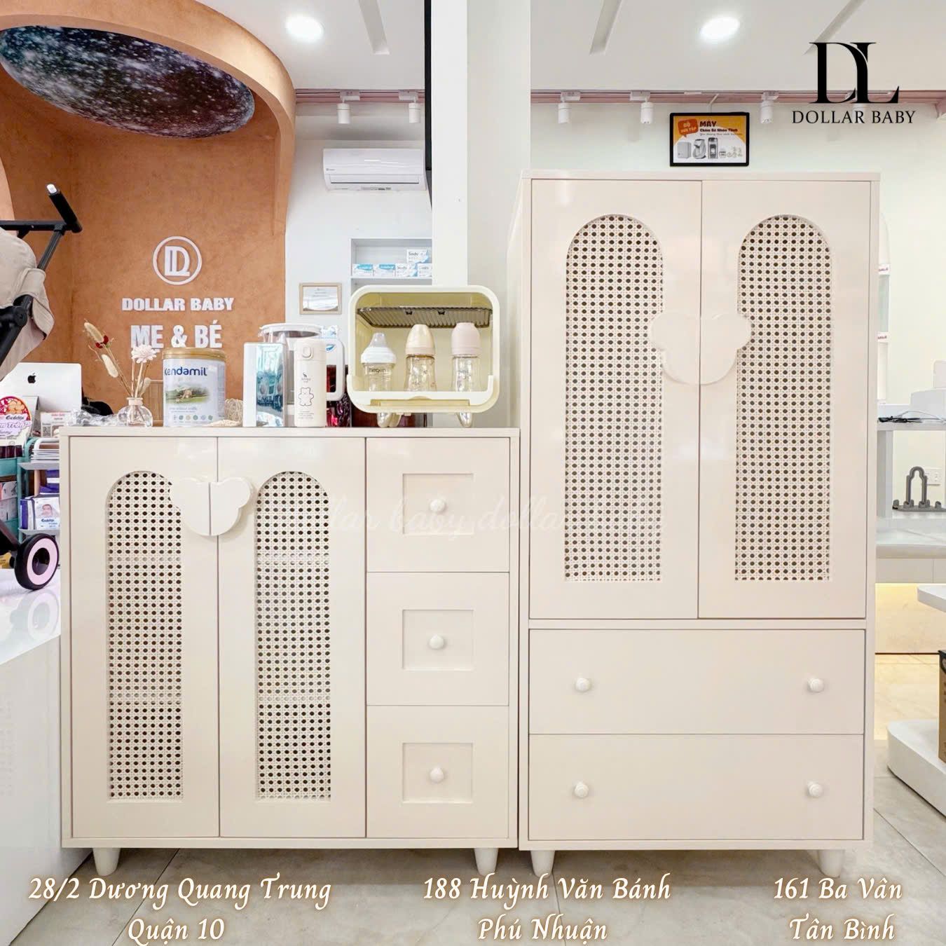  Tủ Gỗ Cánh Mây Tay Nắm Gấu 