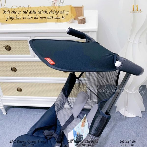  Xe đẩy gấp gọn GB Pockit Air + All - Terrain 