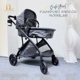  Xe đẩy nôi hai chiều Baby Trend Passport Switch 4-in-1 