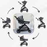  Xe đẩy nôi hai chiều Baby Trend Passport Switch 4-in-1 