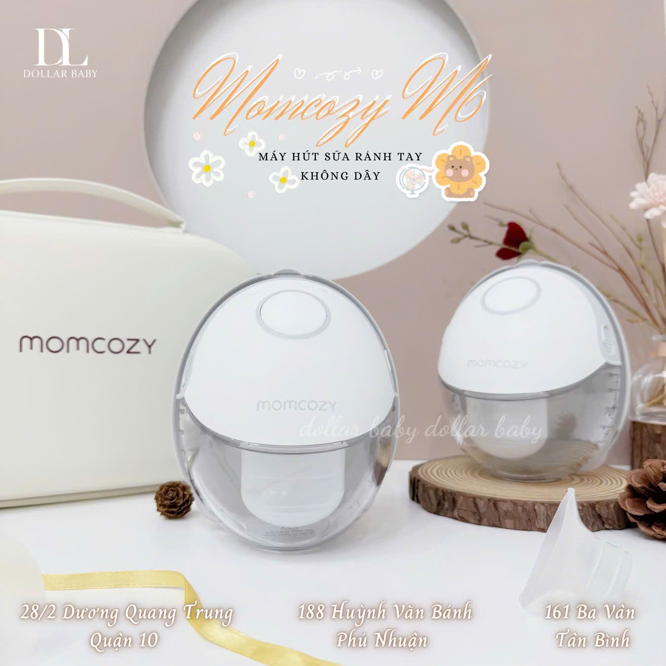  Máy Hút Sữa Không Dây Momcozy - M6 (Tặng túi trữ sữa) 