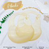  Yếm Ăn Dặm Có Máng Silicone Cho Bé Aibedo 