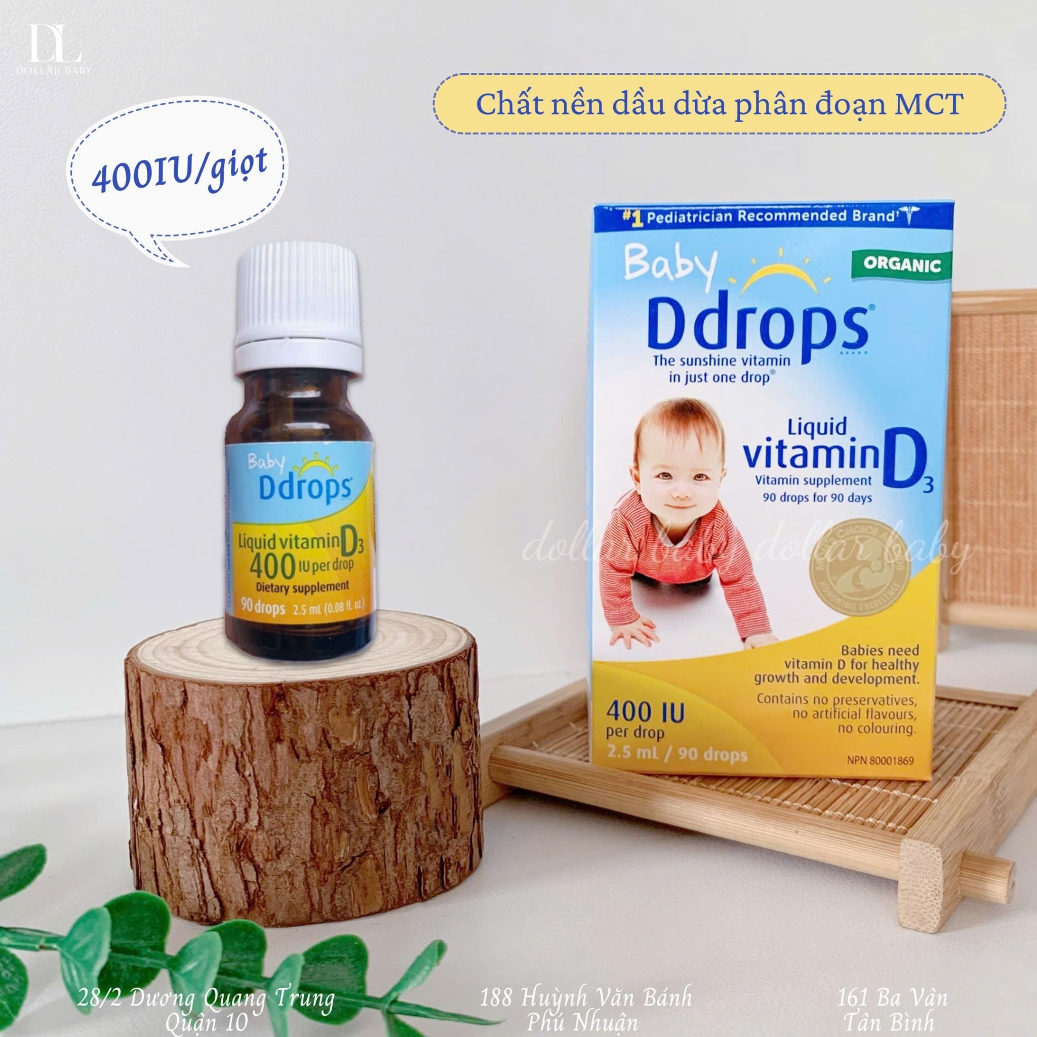  Vitamin D3 Ddrops 400IU 