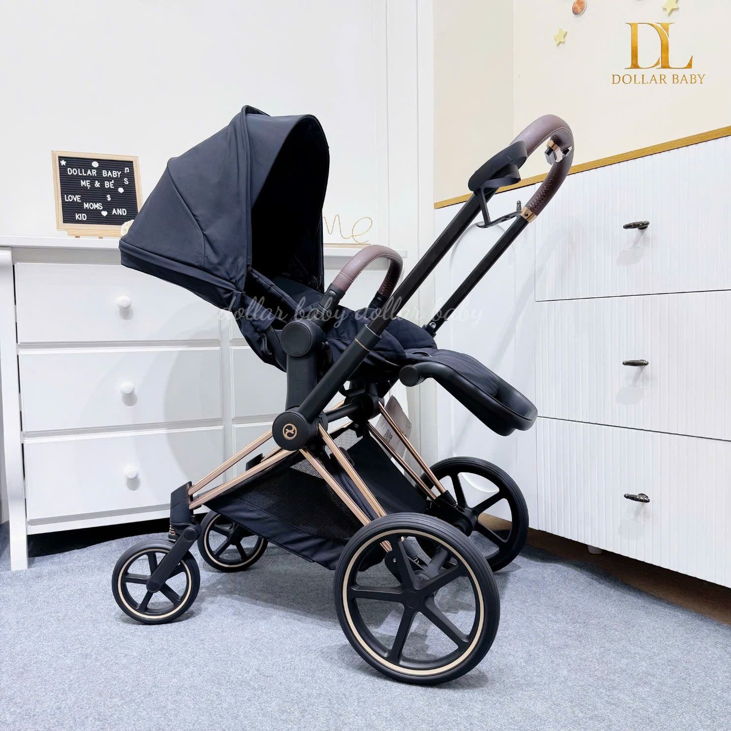  Xe đẩy 2 Chiều Cybex Priam 4 (Rosegold Frame) 