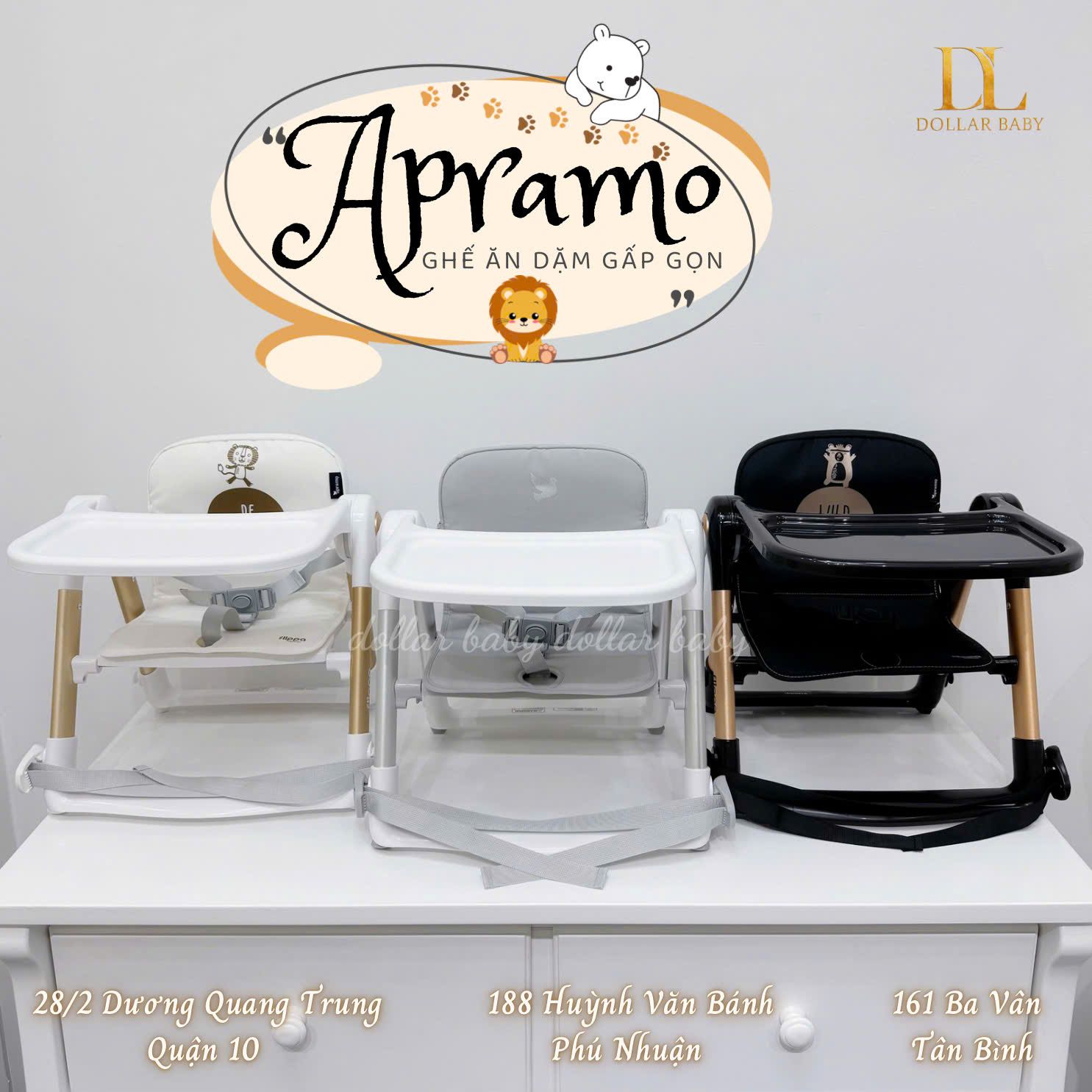  Ghế Ăn Dặm APRAMO 