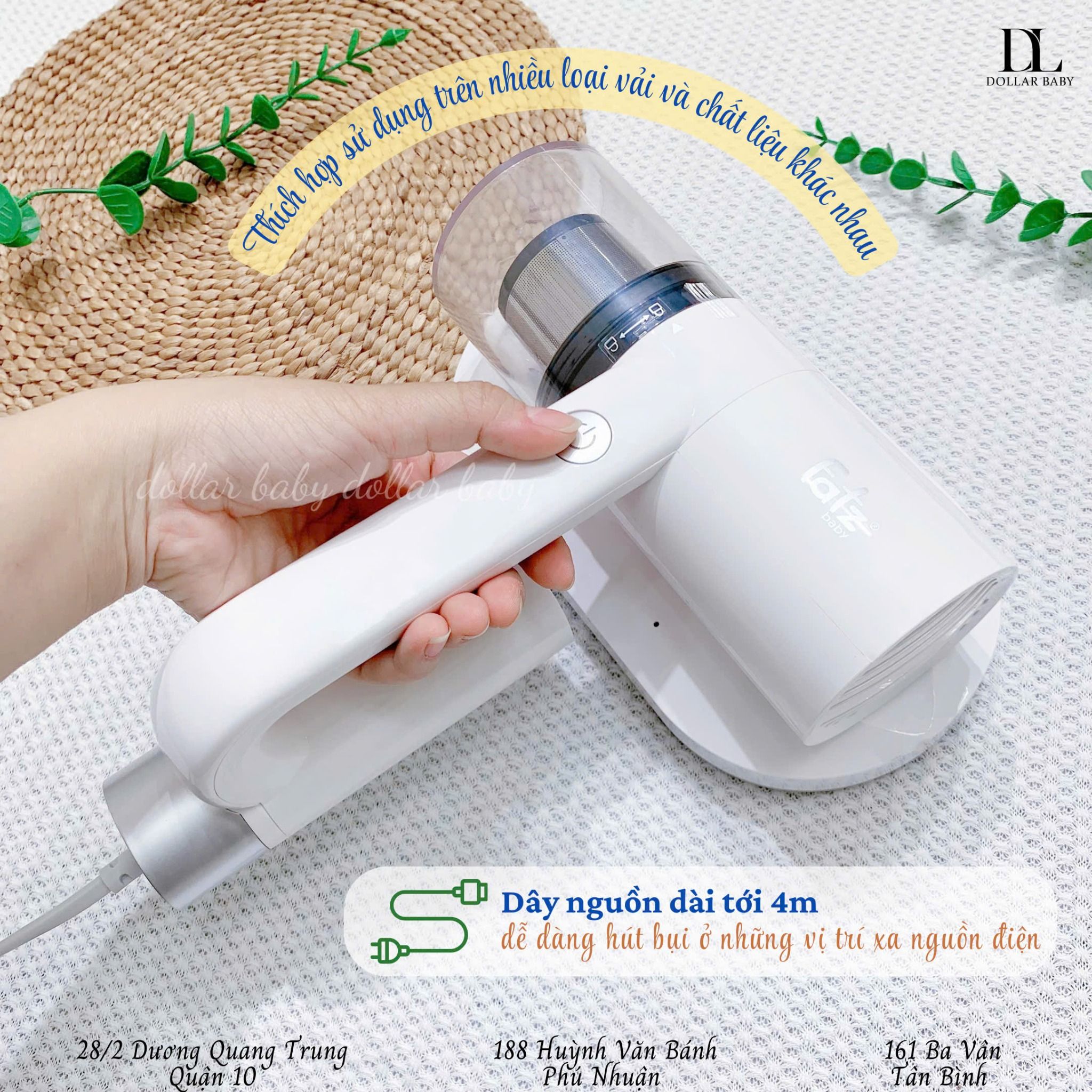  FATZ BABY - Máy Hút Bụi Cầm Tay & Tiệt Trùng UVC - Dustfree 1 