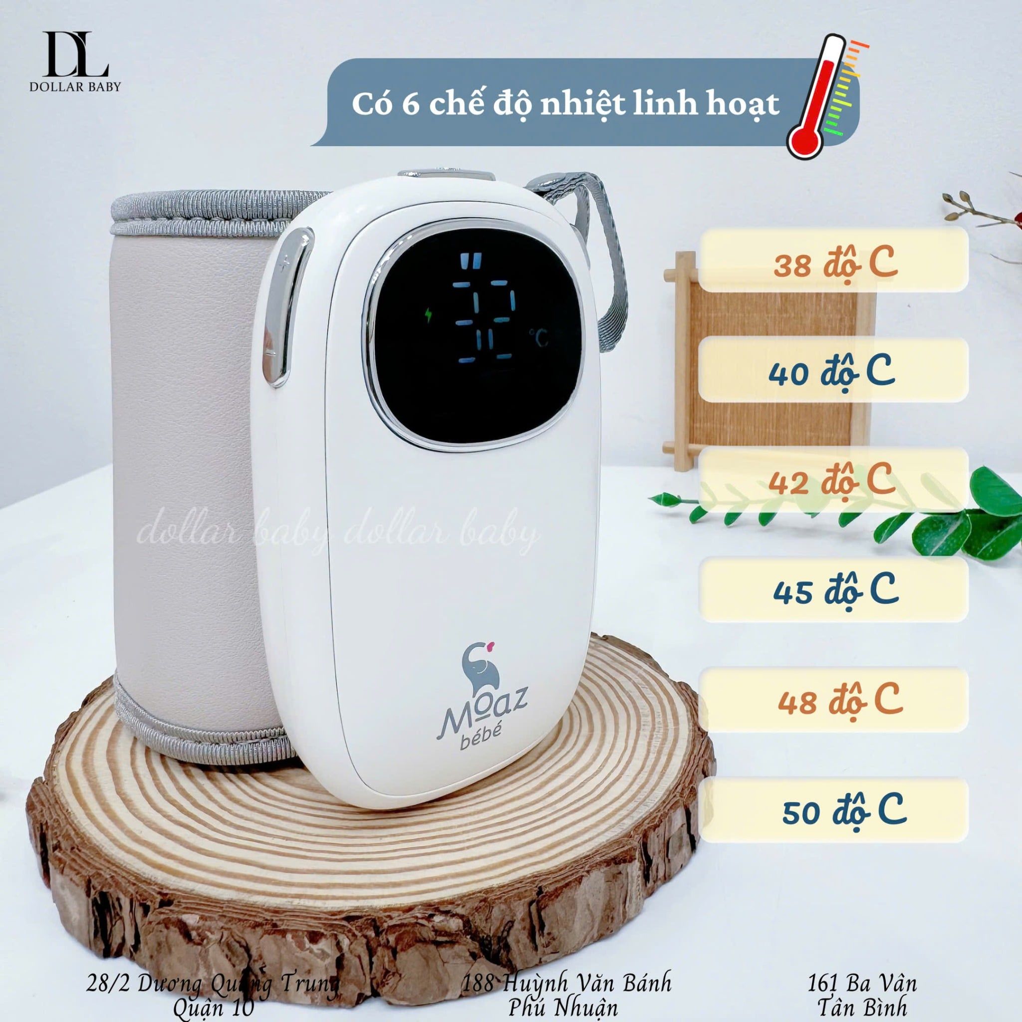  MOAZ BÉBÉ - Túi Ủ Bình Sữa Tích Điện Di Động - MB081 