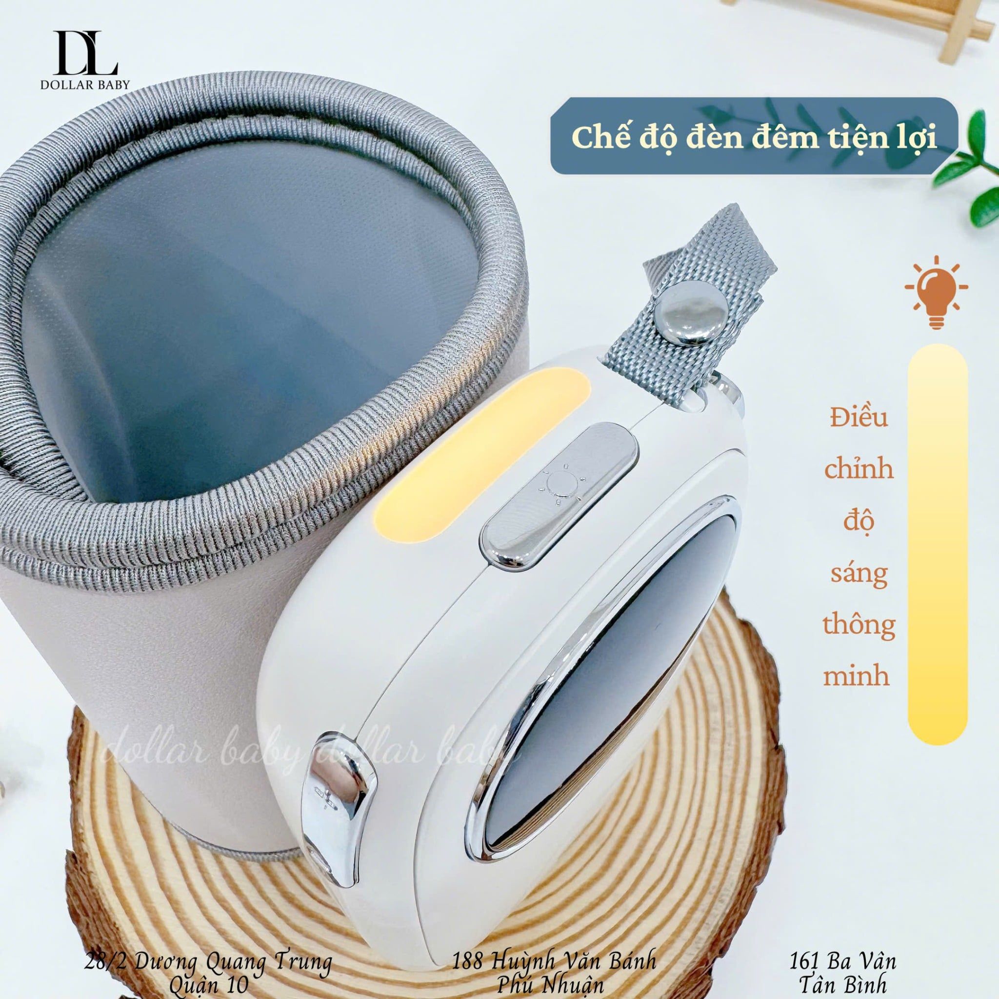  MOAZ BÉBÉ - Túi Ủ Bình Sữa Tích Điện Di Động - MB081 