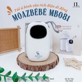  MOAZ BÉBÉ - Túi Ủ Bình Sữa Tích Điện Di Động - MB081 