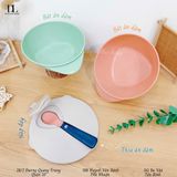  Bát Ăn Dặm Có Nắp Kèm Thìa Tommee Tippee Easy Scoop Cho Bé Từ 6 Tháng (Set 2 Cái) 