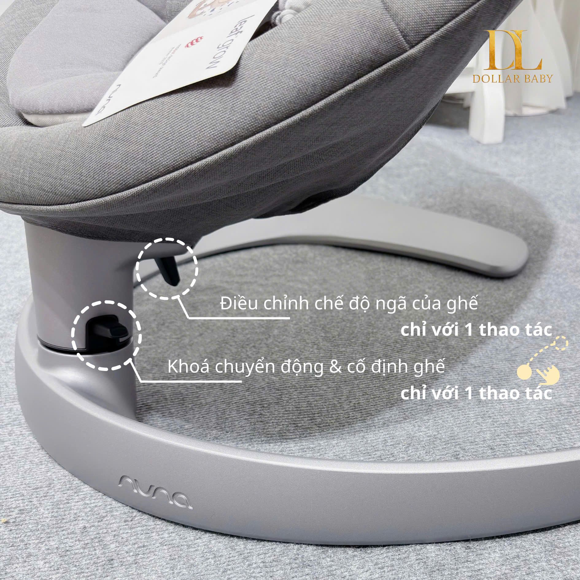  Nôi đưa NuNa Leaf Grow Bouncer 