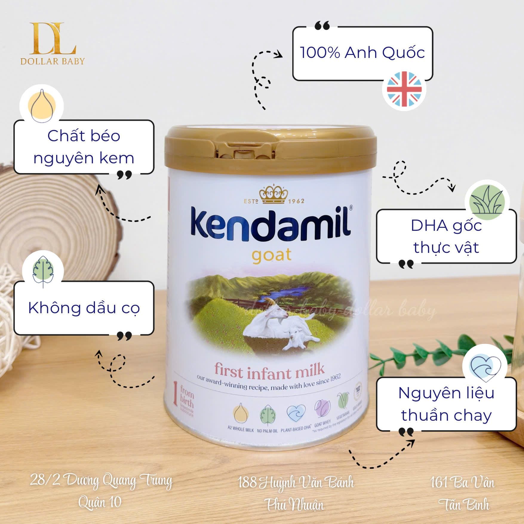  Sữa dê Kendamil Goat Anh 