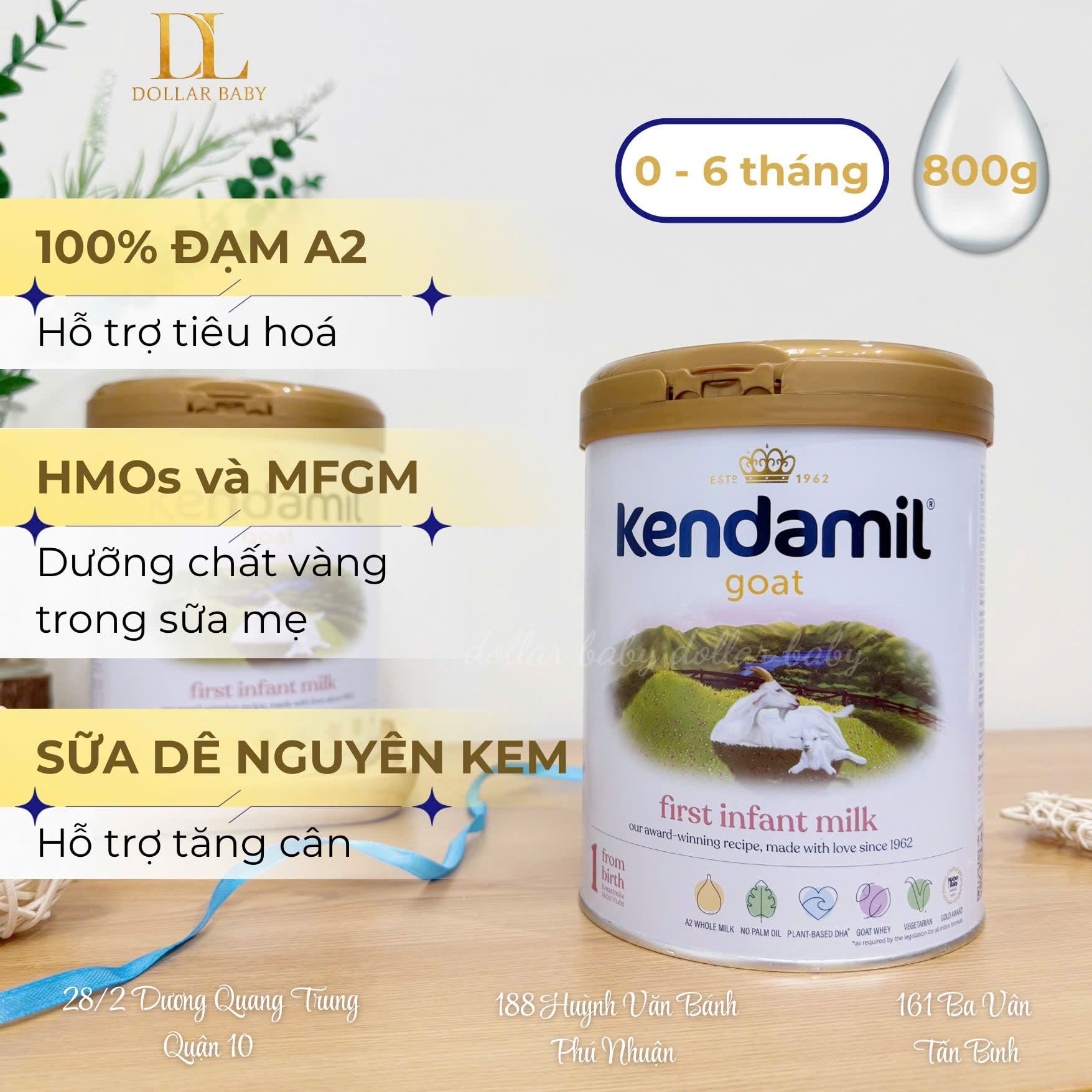  Sữa dê Kendamil Goat Anh 