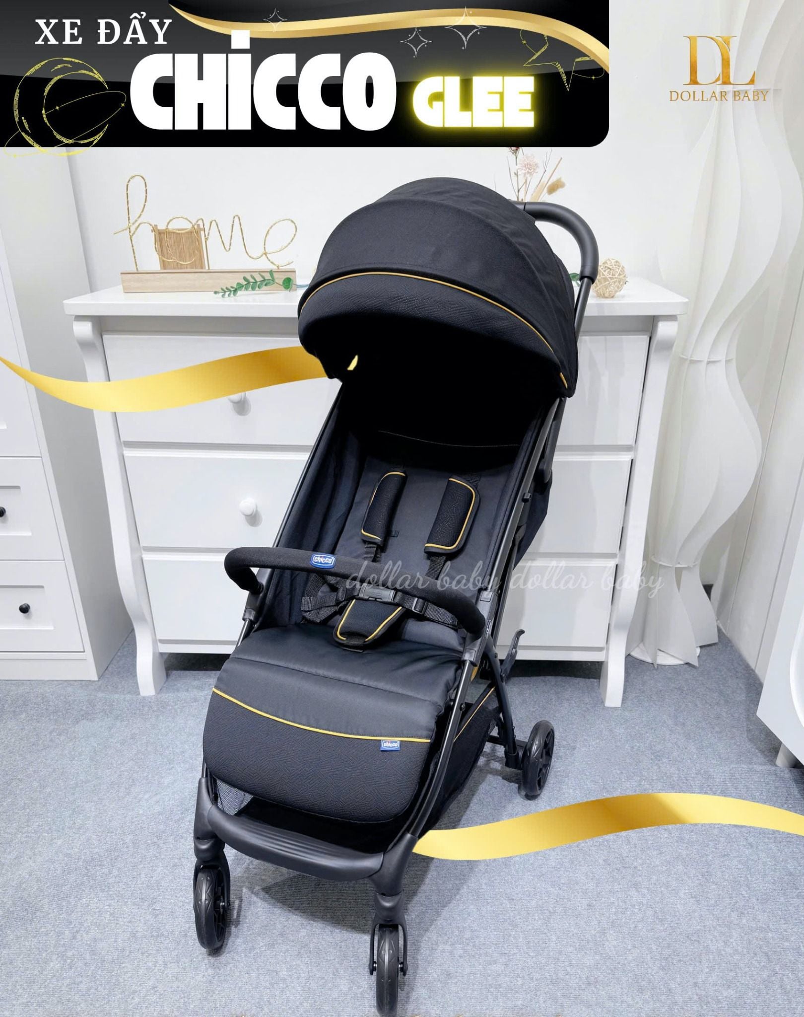  Xe Đẩy Gấp Gọn Chicco Glee 