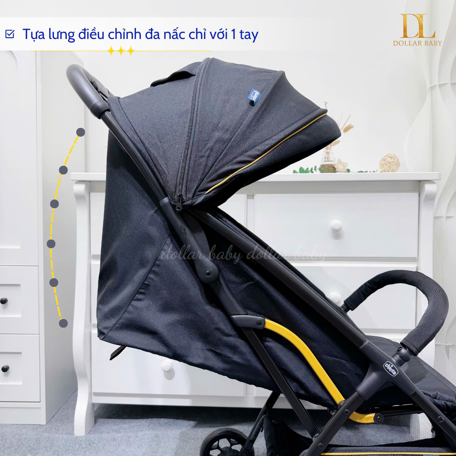  Xe Đẩy Gấp Gọn Chicco Glee 