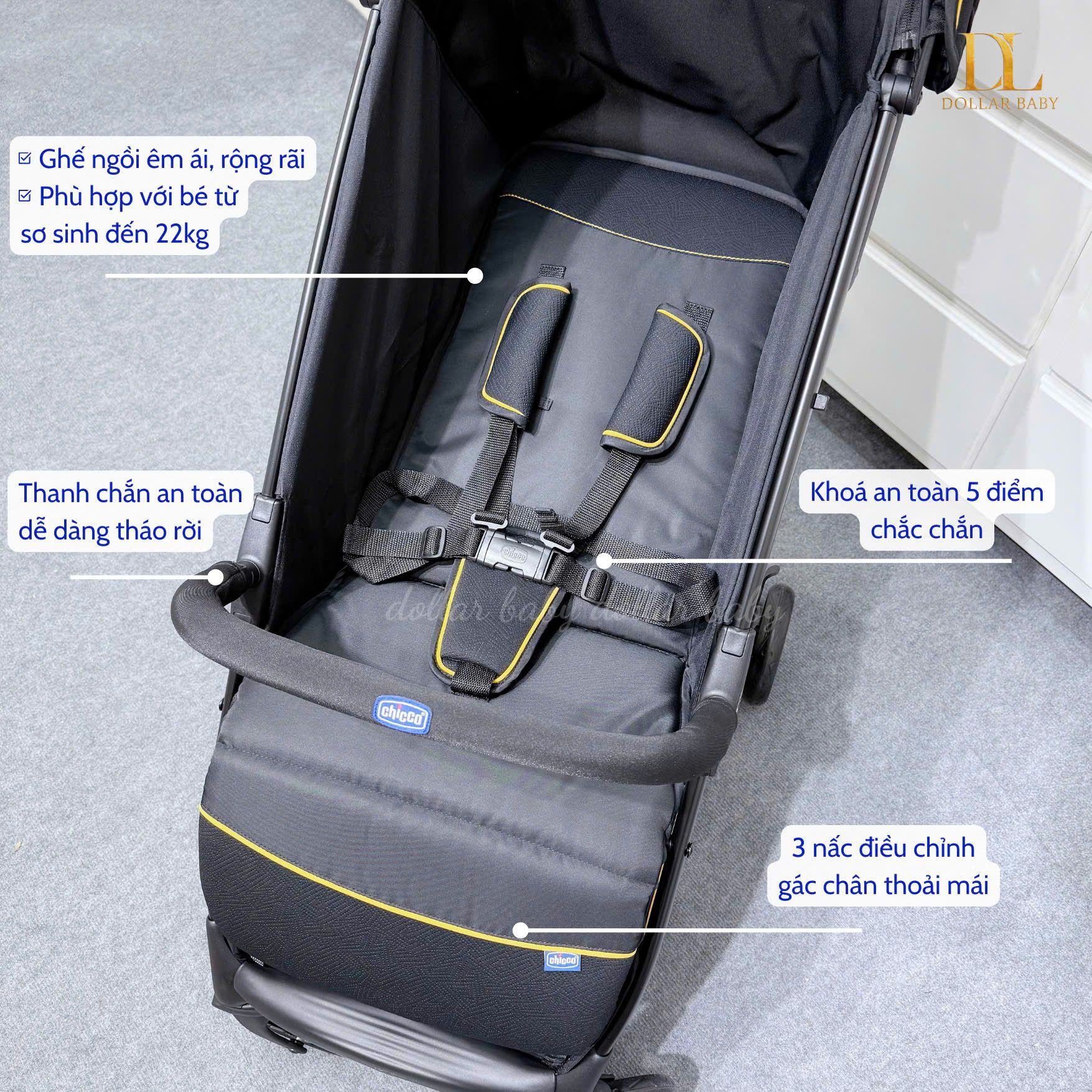  Xe Đẩy Gấp Gọn Chicco Glee 